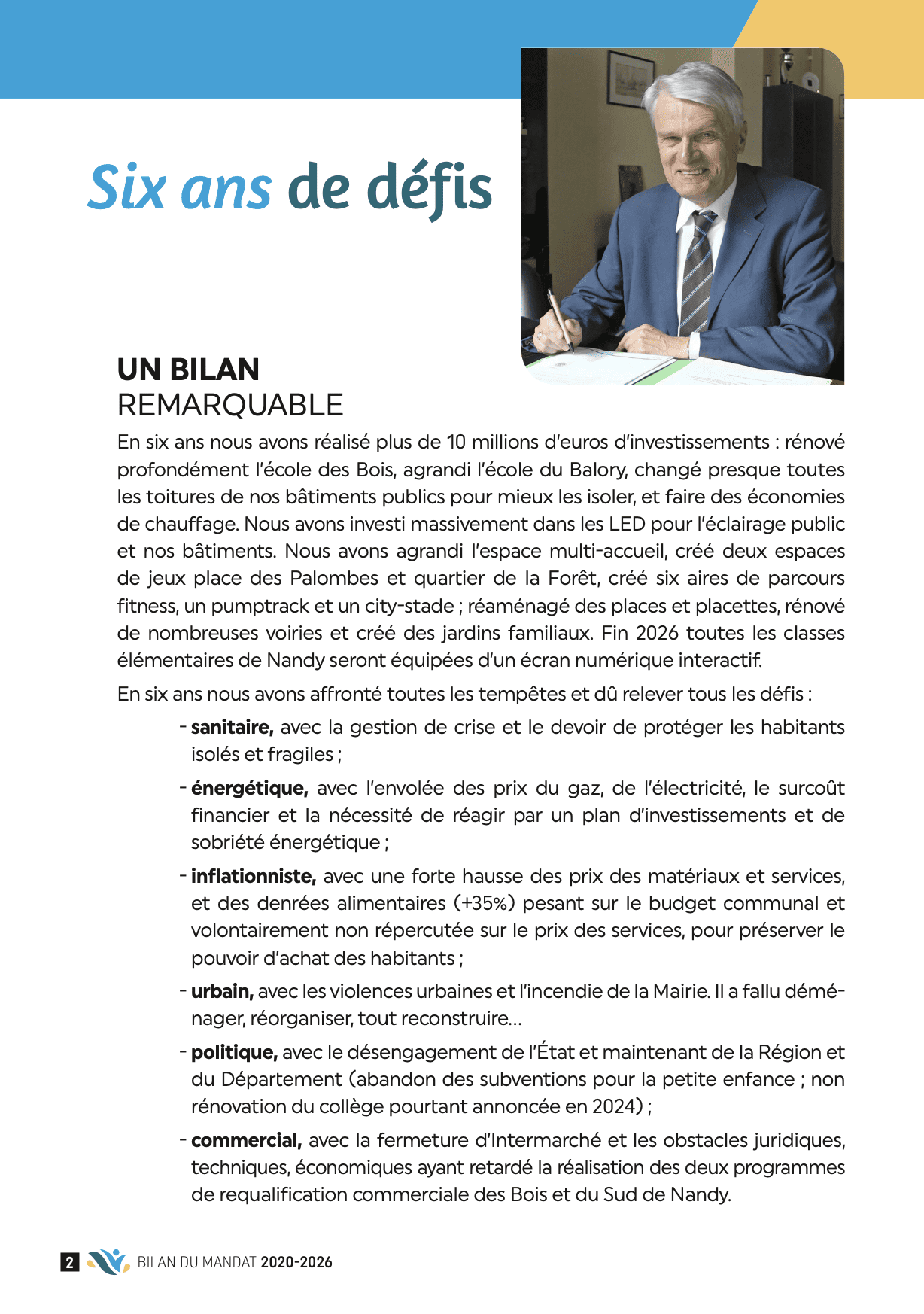 Bilan du mandat 2020-2026 - Page 2